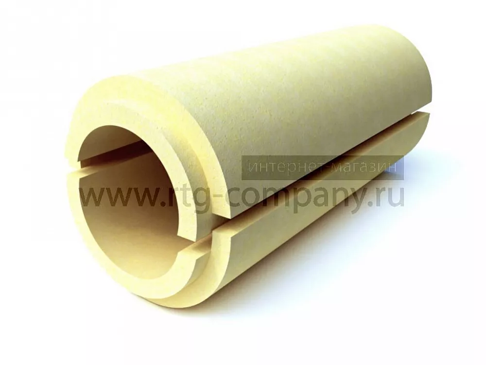 Скорлупа ППУ 108*40мм (без покрытия)
